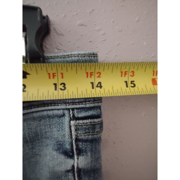 Rag & Bone Womens Size 27 High Rise Ankle Skinny Jeans Levee Blue Frayed Ankle - Picture 7 of 14